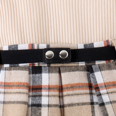 Conjunto Elegante de Otoño e Invierno para Niñas con Falda Plisada de Manga Larga - Image 32