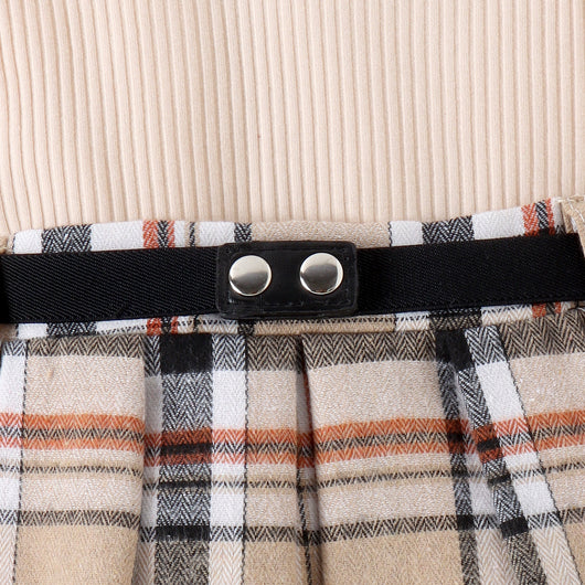 Conjunto Elegante de Otoño e Invierno para Niñas con Falda Plisada de Manga Larga - Image 32