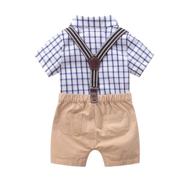 Traje Gentleman de Verano para Bebé - Manga Corta