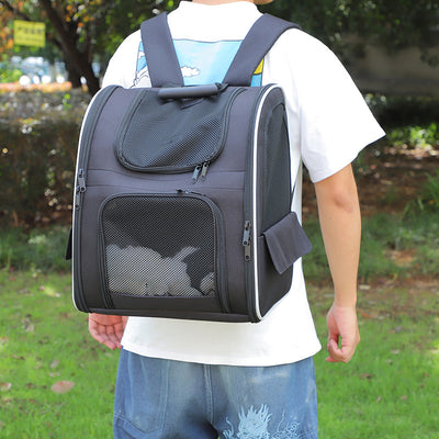 Mochila Transportadora Respirable para Mascotas - Gran Capacidad - Image 2