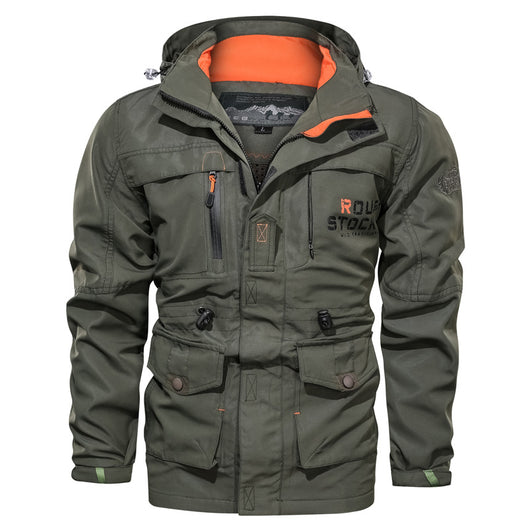 Chaqueta Casual Outdoor para Hombre - Talla Grande y Corte Largo - Image 6