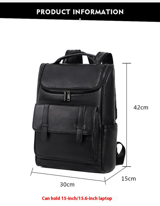 Mochila de Cuero Genuino Gran Capacidad Premium - Image 13