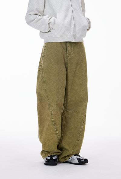 Pantalones Casuales Retro Desestructurados para Hombre - Image 16