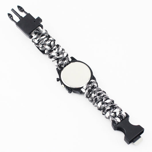 Reloj de Supervivencia Multifuncional con Brújula, Termómetro y Kit de Rescate - Image 4