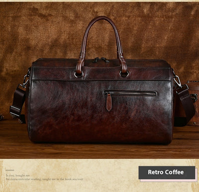 Bolsa de Cuero Premium Hecha a Mano Estilo Retro Gran Capacidad - Image 10