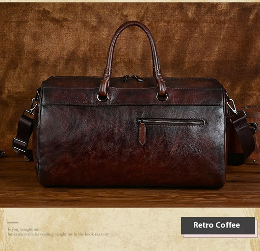 Bolsa de Cuero Premium Hecha a Mano Estilo Retro Gran Capacidad - Image 10