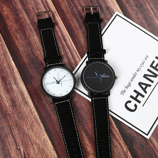 Reloj de Moda ECG para Parejas - Diseño Minimalista Unisex - Image 3