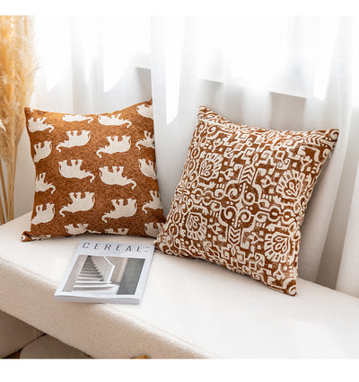 Cojín Decorativo Étnico con Tejido Teñido de Elefante - Image 9