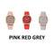 Rosa Rojo Gris