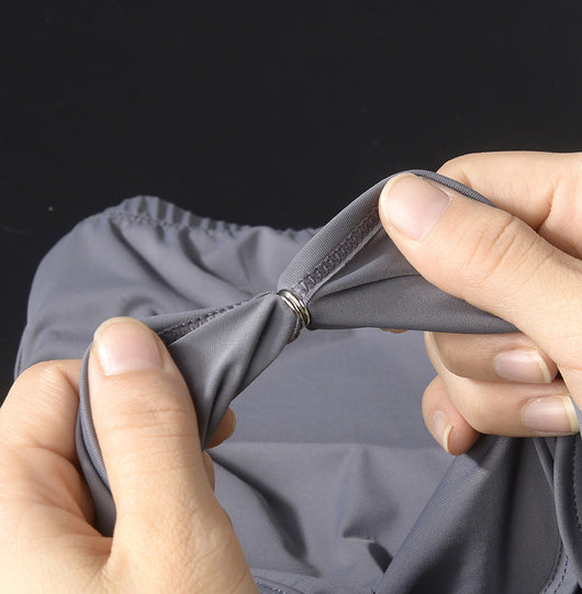 Shorts de Casa Tipo Bóxer en Seda de Hielo Cintura Baja para Hombre - Image 16