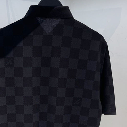 Playera de Pareja Estilo Hong Kong con Estampado Casual Verano Negro - Image 3