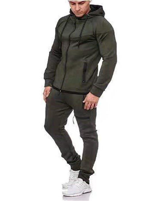 Sudadera Casual Fitness con Cierre Decorativo