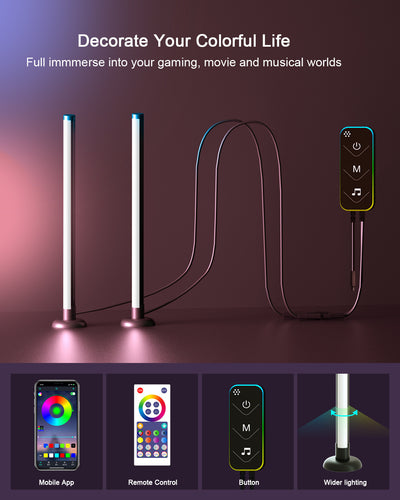Lámpara LED Inteligente Rítmica con WIFI y Diseño Graffiti - Image 13