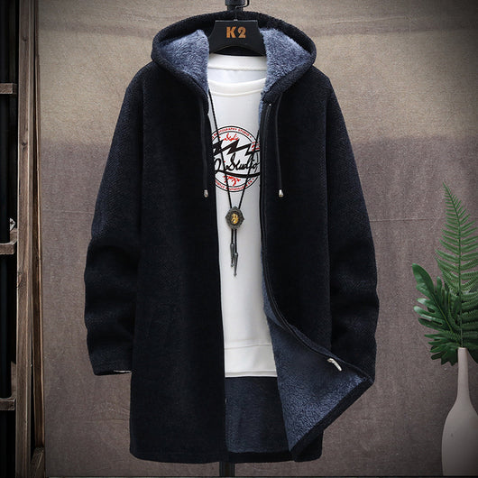 Abrigo Sudadera con Capucha y Forro Polar para Hombre - Image 2