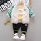 Conjunto de Pijama Infantil Estampado León Otoñal