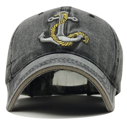 Gorra de Béisbol con Bordado de Ancla - Image 3
