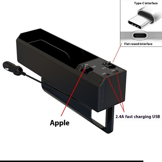 Organizador de Auto con Cargador Dual USB y Almacenamiento Inteligente - Image 19