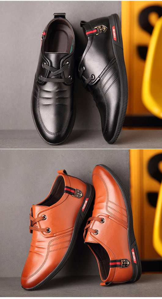 Zapatos de Cuero para Hombre con Suela Flexible - Image 2