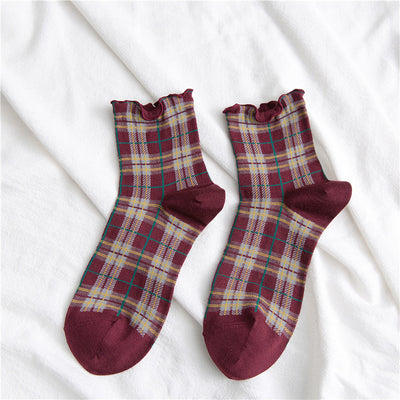 Calcetines Estampado Cuadros para Mujer - Image 7