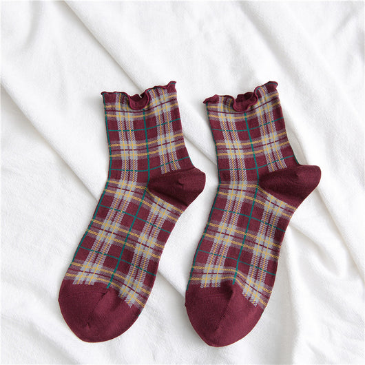 Calcetines Estampado Cuadros para Mujer - Image 7
