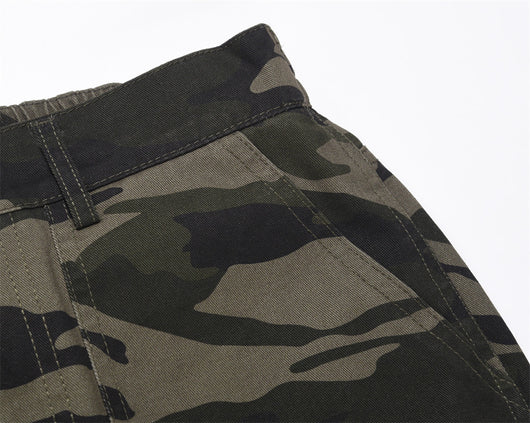 Pantalones Cargo Tácticos Camuflaje Multi-bolsillos para Hombre - Image 7