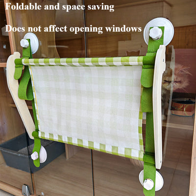 Hamaca de Madera para Gatos - Cama Cómoda con Asiento al Sol - Image 7
