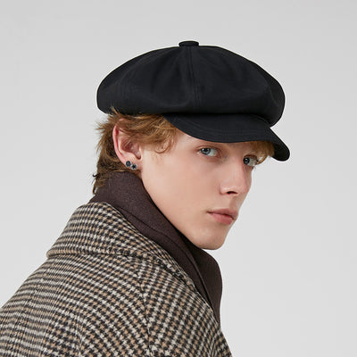 Gorra Octagonal Vintage Estilo Británico - Boina Pintor Retro