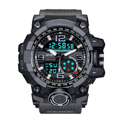 Reloj Deportivo Electrónico Impermeable Pantalla Dual Grande para Hombre - Image 9