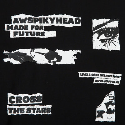 Playera Estampada con Patrón de Letras para Hombre - Image 4