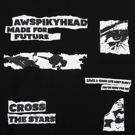 Playera Estampada con Patrón de Letras para Hombre - Image 4
