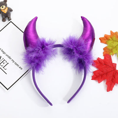 Diadema de Cuernos de Demonio para Decoración y Actuación de Halloween - Image 17