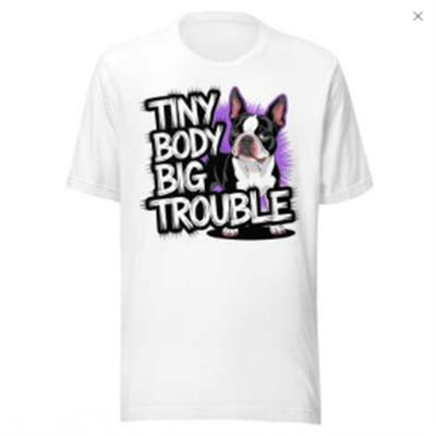 Camiseta Mujer Manga Corta Estampado Medieval Moderno con Perros - Image 2