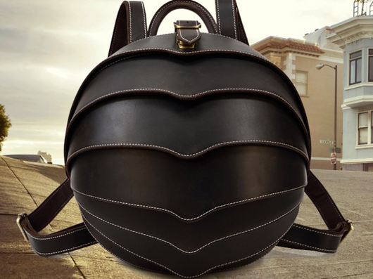 Mochila de Cuero Vintage Beetle con Personalidad Creativa - Image 5