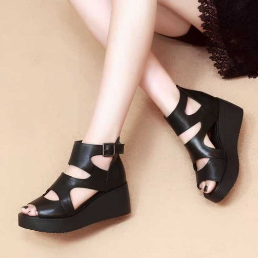 Sandalias Plataforma Ajustables - Zapatos Ligeros Versátiles para Todas las Estaciones - Image 3