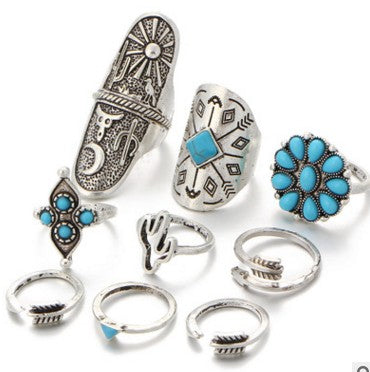 Juegos de Anillos Bohemios Vintage