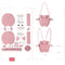 Woven Messenger Bag Rosado Backpack DIY S