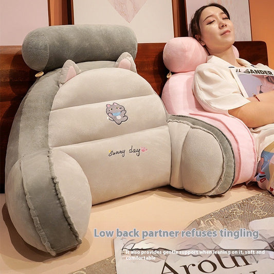 Almohada Lumbar 3D Adorable con Diseño Cartoon para Cama y Sofá