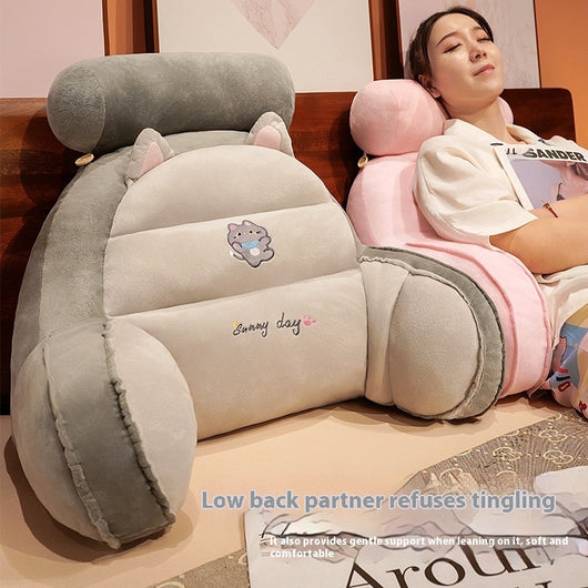 Almohada Lumbar 3D Adorable con Diseño Cartoon para Cama y Sofá