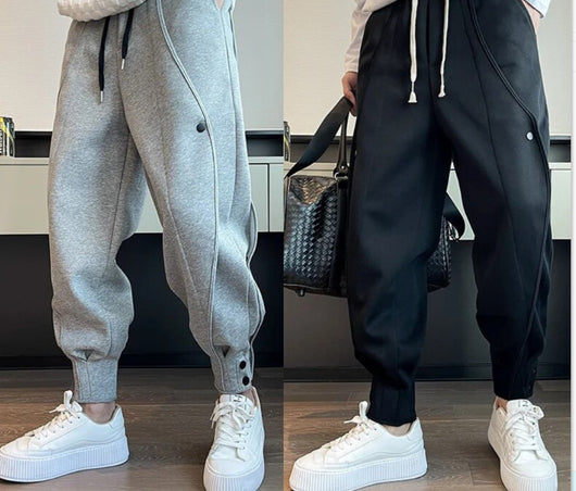 Pantalones Deportivos de Terciopelo para Hombre Talla Grande - Image 7