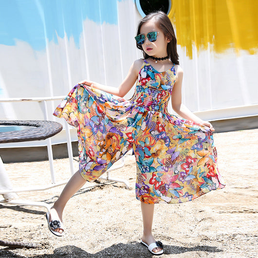 Pantalones Anchos Estampado Floral para Niñas - Comodidad de Verano - Image 12