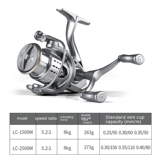 Carrete Metálico Micro para Pesca - Rueda de Señuelos Ligera y Precisa - Image 3