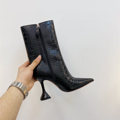 Botas de Tacón Alto con Estampado para Otoño e Invierno - Image 5