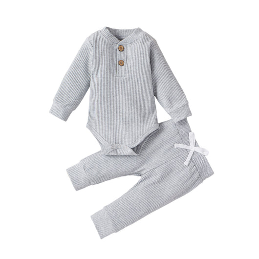 Conjunto de Enterizo y Pantalón de Cuello Alto para Niños y Niñas - Image 9