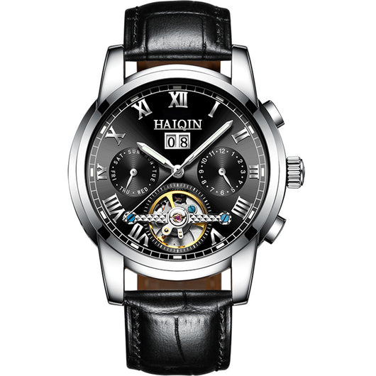 Reloj Automático Mecánico Hueco Luminoso Resistente al Agua para Hombre - Image 13