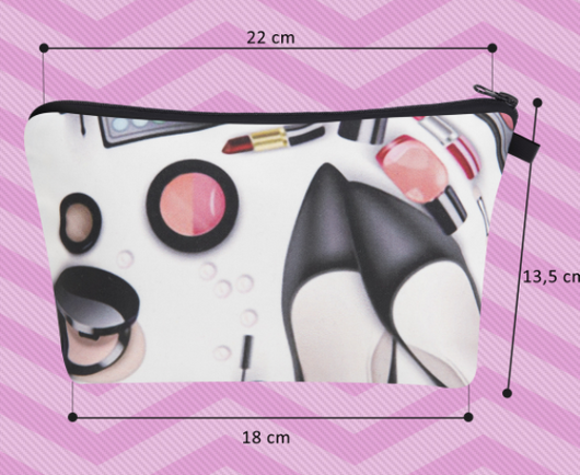 Bolsa de Cosméticos Impresión Digital - Organizador de Maquillaje Portátil - Image 8