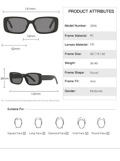 Gafas de Sol Cuadradas Modernas para Mujer - Image 14