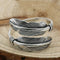 Old Thai Plateado Takahashi Feather Ring Fashion RingOld Thai Plateado Takahashi Feather Ring Fashion Ring 1 Estilo