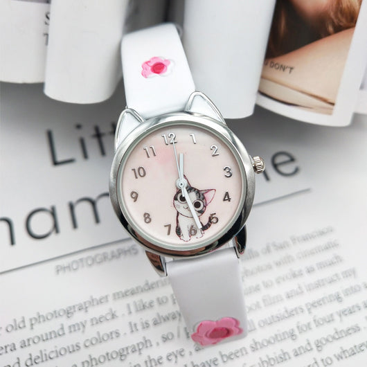 Reloj Infantil Gato Adorable con Diseño Cartoon - Image 4