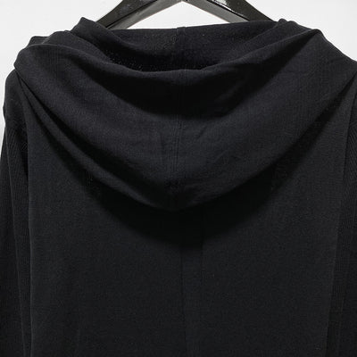 Cardigan de Lana Tejido con Capucha y Botones Oscuros - Image 9