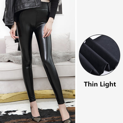 Leggins de Cintura Alta en Cuero - Image 9